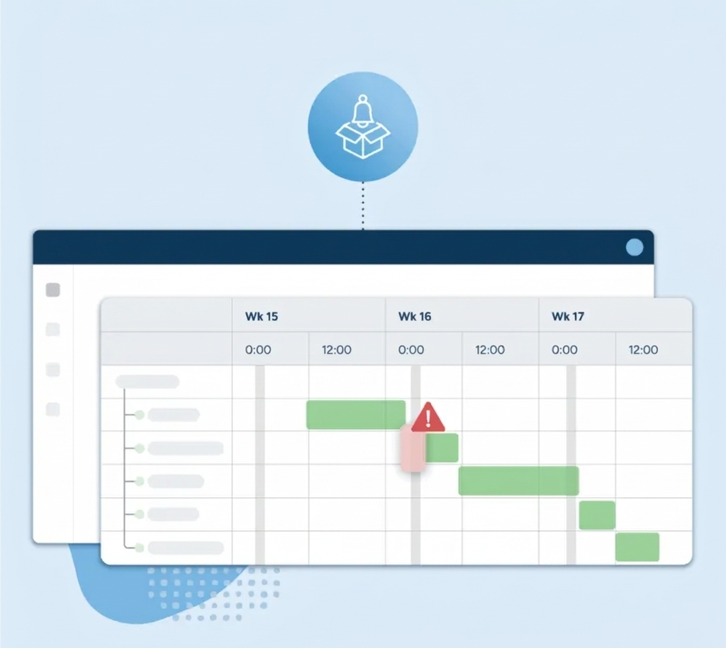 Gain order synchronization and visualization