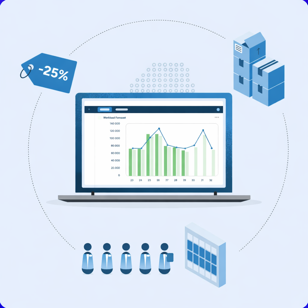 Gain visibility into workload for optimized resource planning